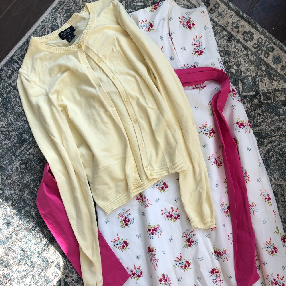 American Eagle Butter Cardigan